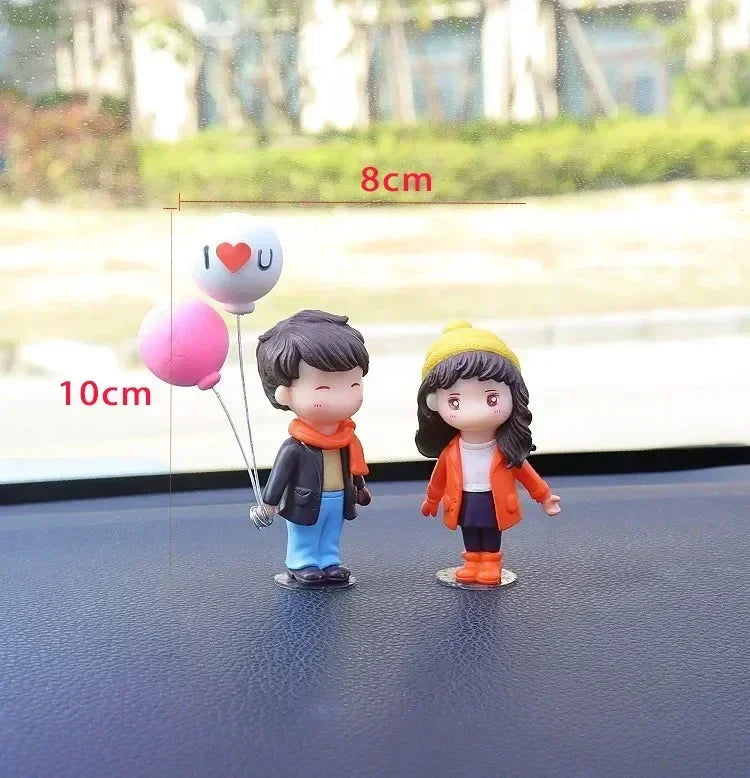 Cute Couple Car Ornament