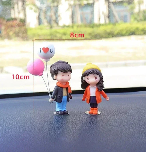 Cute Couple Car Ornament