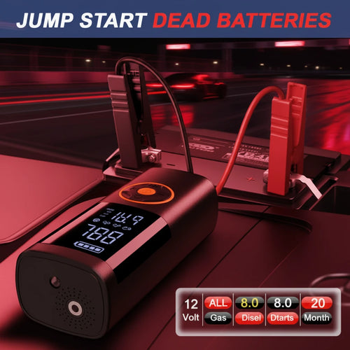 7-in-1 Car Jump Starter & Air Compressor