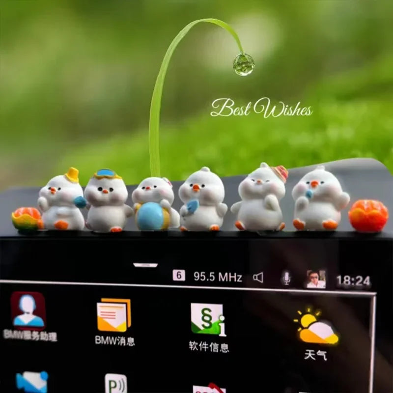 Cute Bunny Car Dashboard Decoration