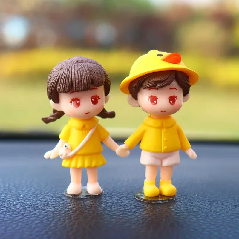 Cute Couple Car Ornament