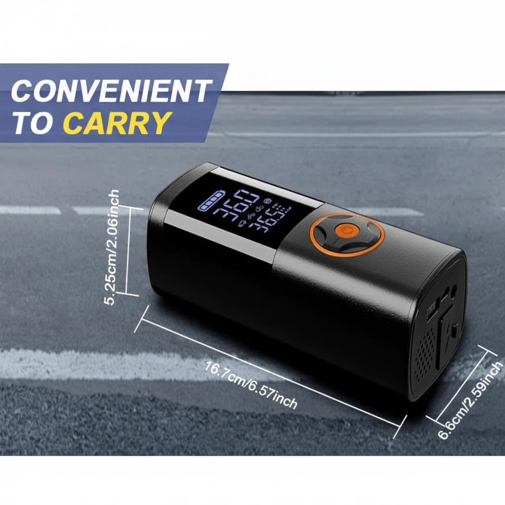 7-in-1 Car Jump Starter & Air Compressor
