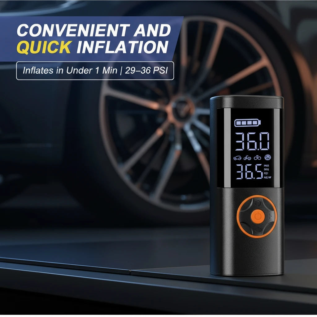 7-in-1 Car Jump Starter & Air Compressor