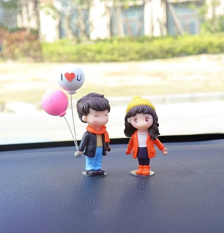 Cute Couple Car Ornament
