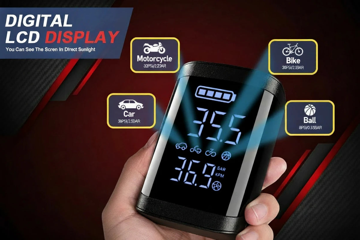 7-in-1 Car Jump Starter & Air Compressor