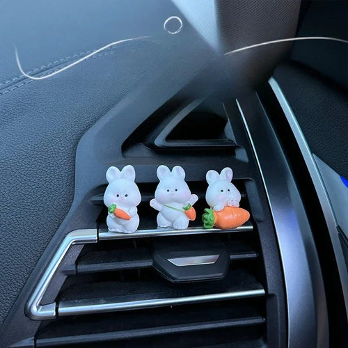 Cute Bunny Car Dashboard Decoration